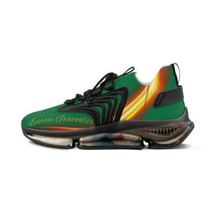 Green Trendsetter Flame Black | Mens Performance Sneakers - Image 5