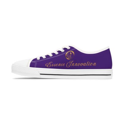 Ladies EssenceInno Purple | Classic White Trim LowTops - Image 5