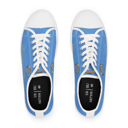 Ladies EssenceInno Light Blue | Classic White Trim LowTops - Image 6