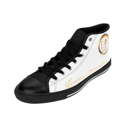 HighTop Classic White | Ladies Black Trim Sneakers - Image 6