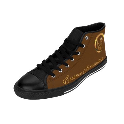 HighTop Classic Brown | Ladies Black Trim Sneakers - Image 6