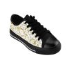 Bohemian Essence White | Luxe Black Trim LowTop Sneakers - Image 9
