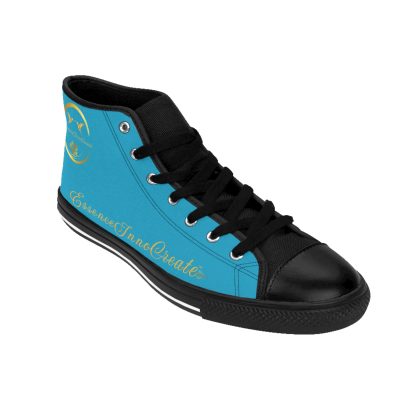 HighTop Sneakers Turquoise | EssenceInnoCreate Streetwear - Image 9