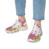 Luxe Storm Light Pink | Mesh Sneakers White