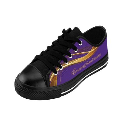 EssenceInnoCreate Striped Purple | Ladies LowTop Sneakers - Image 6