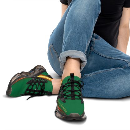 Green Trendsetter Flame Black | Mens Performance Sneakers - Image 9