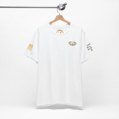 Essence White Veteran Tee – Clean Tribute T-Shirt - Image 8