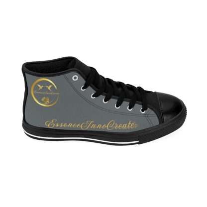 HighTop Sneakers Dark Grey | EssenceInnoCreate Streetwear - Image 7