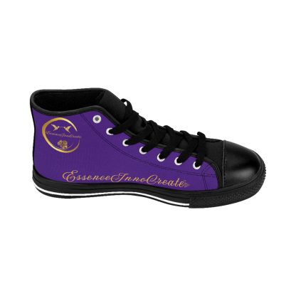 HighTop Sneakers Purple | EssenceInnoCreate Streetwear - Image 5