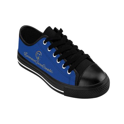 LowTop Sneakers Dark Blue | EssenceInnoCreate Streetwear - Image 9