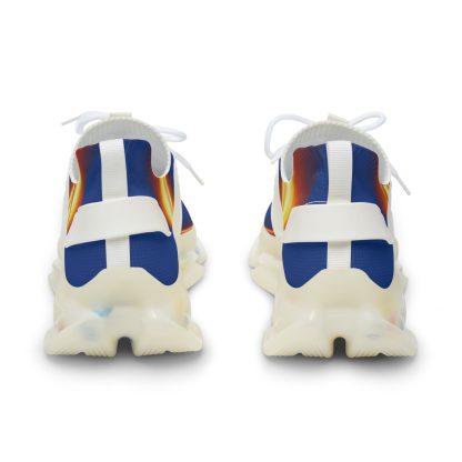 Dark Blue Trendsetter Flame White | Mens Performance Sneakers - Image 3