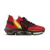Dark Red Trendsetter Flame Black | Mens Performance Sneakers - Image 7