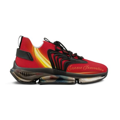 Dark Red Trendsetter Flame Black | Mens Performance Sneakers - Image 7