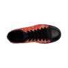 Bohemian Essence Red | Luxe Black Trim LowTop Sneakers - Image 3