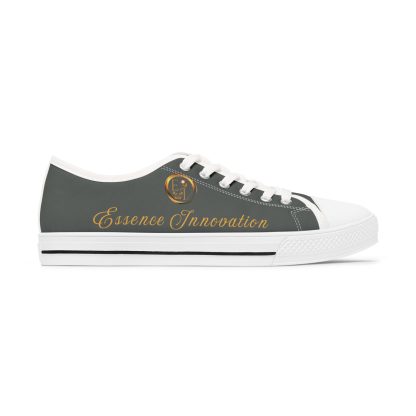 Ladies EssenceInno Dark Grey | Classic White Trim LowTops - Image 4