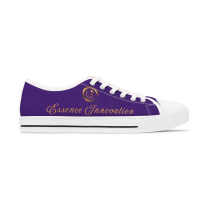 Ladies EssenceInno Purple | Classic White Trim LowTops - Image 4