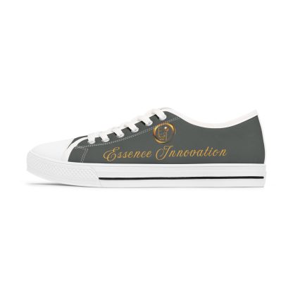 Ladies EssenceInno Dark Grey | Classic White Trim LowTops - Image 2