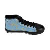 Bohemian BlackTop Light Blue | Black Sole HighTop Sneakers - Image 5