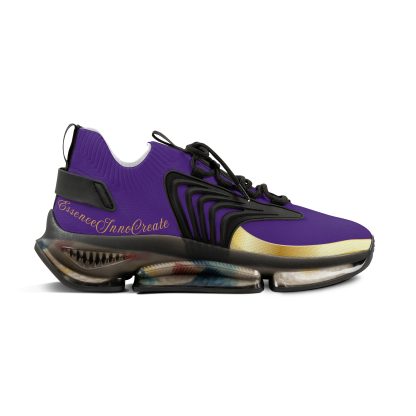 EssenceInnoCreate Purple | Men’s Mesh Sneakers Black - Image 10