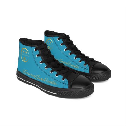 HighTop Sneakers Turquoise | EssenceInnoCreate Streetwear