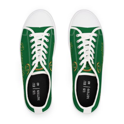 Ladies EssenceInno Green | Classic White Trim LowTops - Image 6