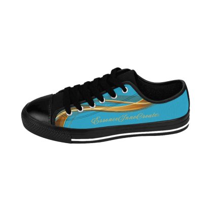 EssenceInnoCreate Striped Turquoise | Ladies LowTop Sneakers - Image 4