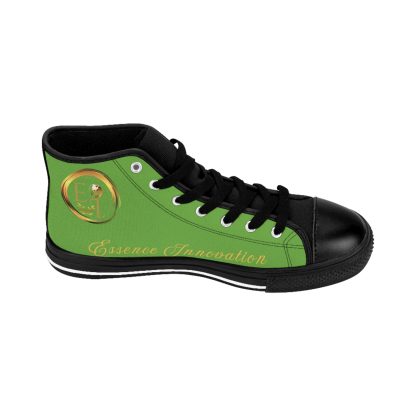 HighTop Classic Light Green | Ladies Black Trim Sneakers - Image 9