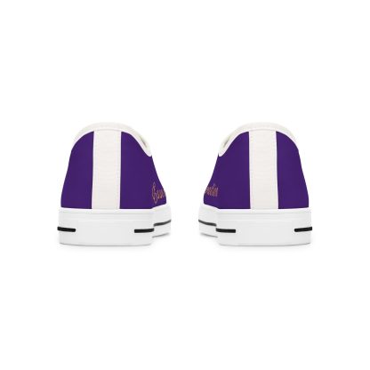 Ladies EssenceInno Purple | Classic White Trim LowTops - Image 7