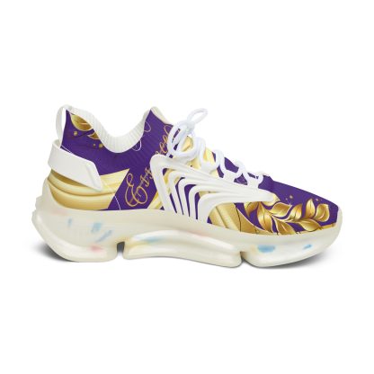 Luxe Storm Purple | Mesh Sneakers White - Image 4