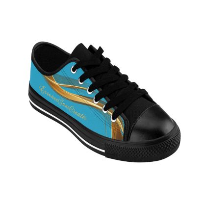 EssenceInnoCreate Striped Turquoise | Ladies LowTop Sneakers - Image 9