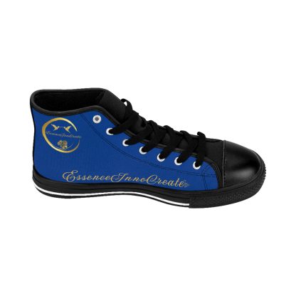 HighTop Sneakers Dark Blue | EssenceInnoCreate Streetwear - Image 5