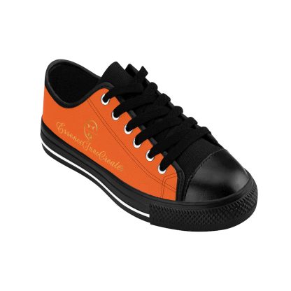 LowTop Sneakers Orange | EssenceInnoCreate Streetwear - Image 9