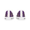 Bohemian Butterfly Purple | White Trim Floral LowTops - Image 7