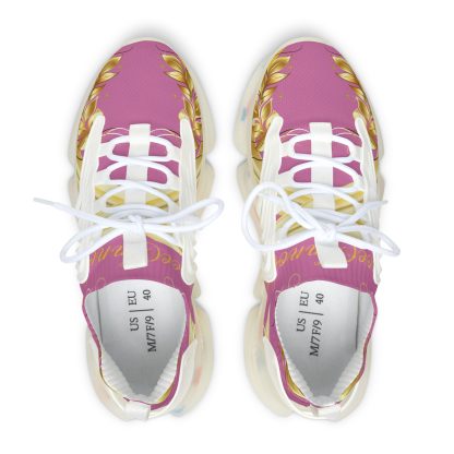 Luxe Storm Light Pink | Mesh Sneakers White - Image 2