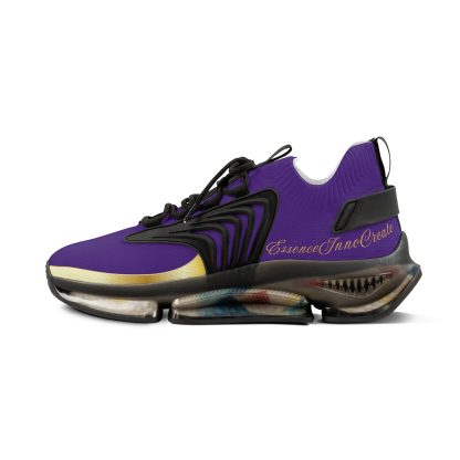 EssenceInnoCreate Purple | Men’s Mesh Sneakers Black - Image 5