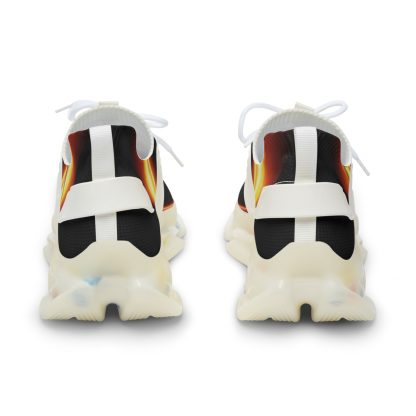 Black Trendsetter Flame White | Mens Performance Sneakers - Image 3