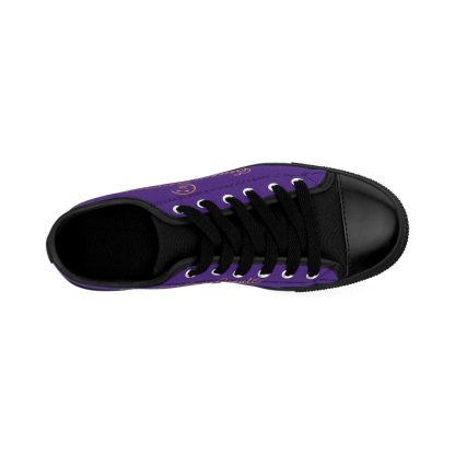 LowTop Sneakers Purple | EssenceInnoCreate Streetwear - Image 3