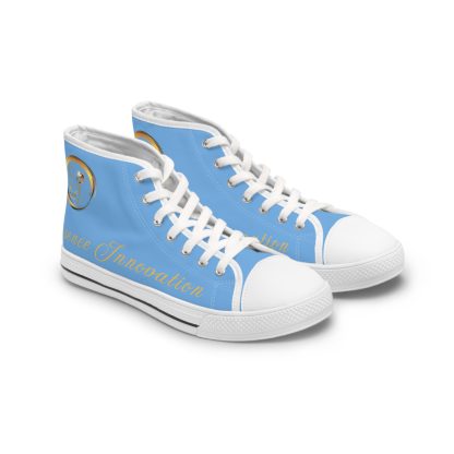 Essence Innovation Light Blue | Classic White Trim HighTops