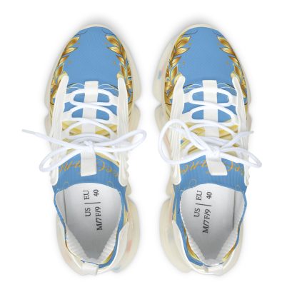 Luxe Storm Light Blue | Mesh Sneakers White - Image 2