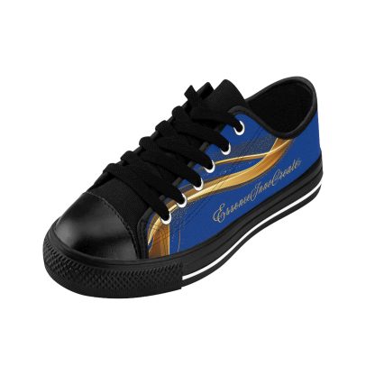 EssenceInnoCreate Striped Dark Blue | Ladies LowTop Sneakers - Image 6