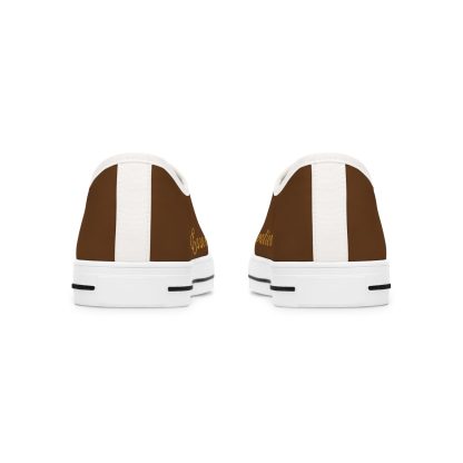 Ladies EssenceInno Brown | Classic White Trim LowTops - Image 7