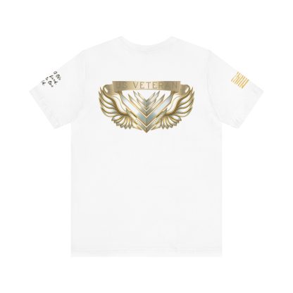 Essence White Veteran Tee – Clean Tribute T-Shirt - Image 3