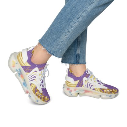 Luxe Storm Light Purple | Mesh Sneakers White - Image 10