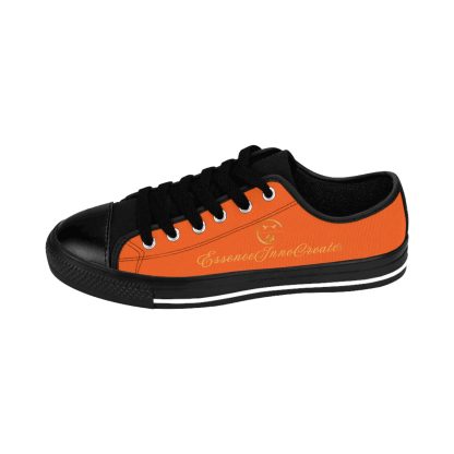 LowTop Sneakers Orange | EssenceInnoCreate Streetwear - Image 4