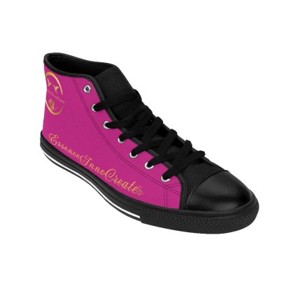 HighTop Sneakers Pink | EssenceInnoCreate Streetwear - Image 9