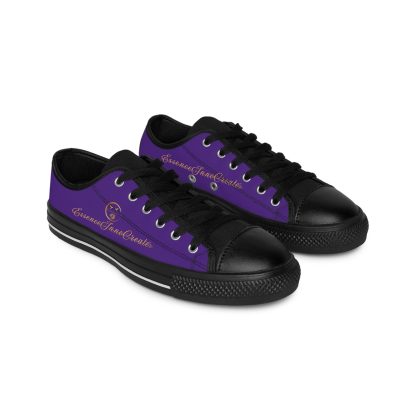 LowTop Sneakers Purple | EssenceInnoCreate Streetwear