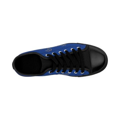 LowTop Sneakers Dark Blue | EssenceInnoCreate Streetwear - Image 3