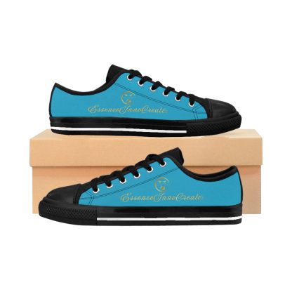 LowTop Sneakers Turquoise | EssenceInnoCreate Streetwear - Image 2