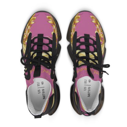 Luxe Lightning Light Pink | Mesh Sneakers Black - Image 2