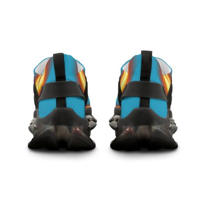 Turquoise Trendsetter Flame Black | Mens Performance Sneakers - Image 3